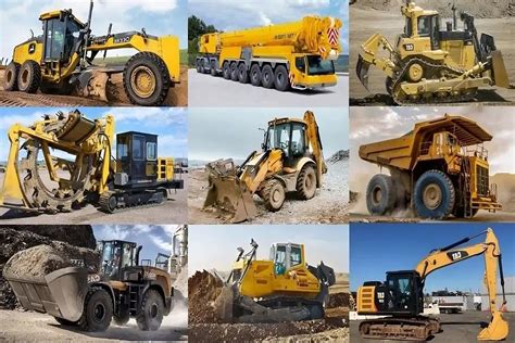 Types Of Heavy Construction Equipments By Popular Use