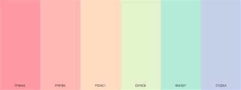 Esquemas de Colores Pastel Inspiración para tu Diseño Paletas de colores brillantes