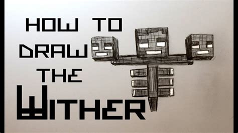 This is what the minecraft logo should look like before you had some gradient grays as seen in the next picture. Ep. 64 How to draw the Wither from Minecraft (Featuring Mr ...