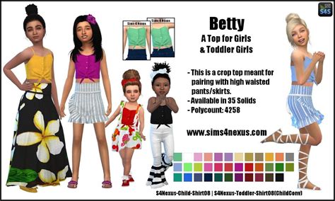 Betty A Top For Girls And Toddler Girls Go To Download Page Thank