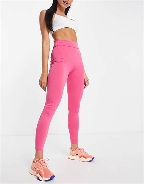 Threadbare Fitness Gym Leggings In Hot Pink Asos