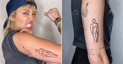 Miley Cyrus Got A New Henri Matisse Inspired Tattoo Popsugar Beauty
