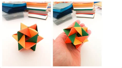 Como Se Hace Un Cubo Modular Origami Sencillocubo Modular