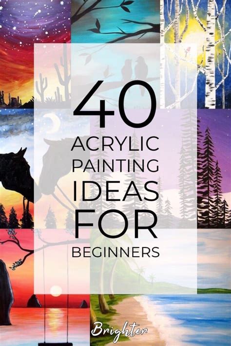 Acrylic Painting Ideas Easy 12 Step By Step Tutorials Anyone Can Do