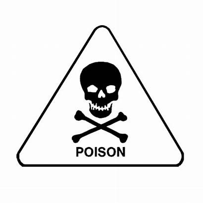 Poison Skull Symbol Crossbones Hazard Danger Decal