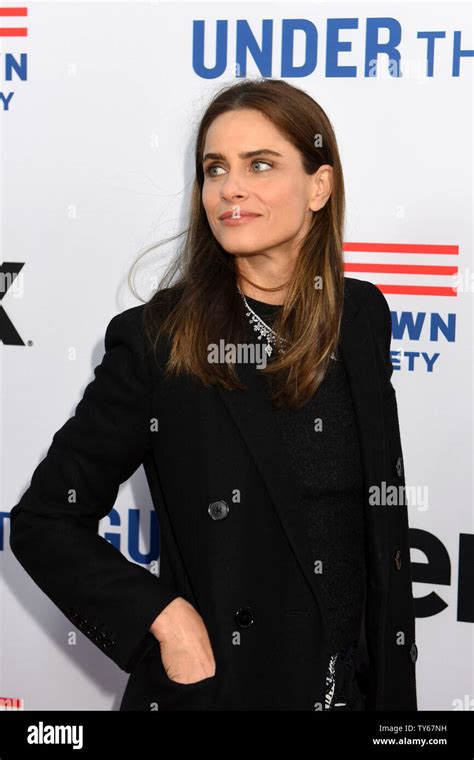 Actress Amanda Peet Attends The Premiere Of The Documentary Under The Gun At The Academy Of