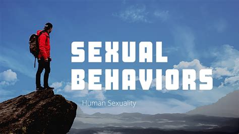 Human Sexuality Sexual Behaviors Youtube