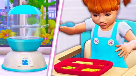 New Realistic Toddler Food😍 The Sims 4 Mod Review Youtube