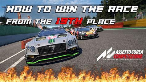 Asetto Corsa Competizione How To Win The Race From The Th Place