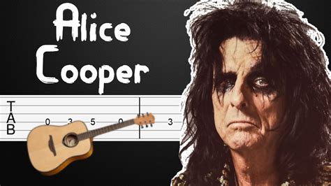 Poison Alice Cooper Guitar Tutorial Guitar Tabs Guitar Lesson Youtube