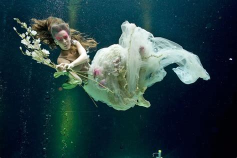 Underwater Fashion Photographed With Basia Zarzyckas Amazing Creations