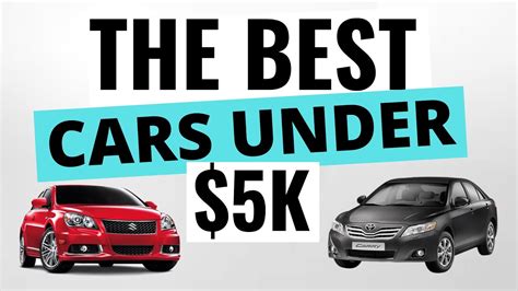 The Best Cars Under 5000 For Reliability Top 5 Reliable Cars Under