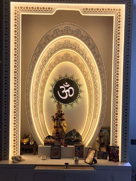 White Polished Om Religious Corian Temple At Rs Sq Ft In New Delhi Id