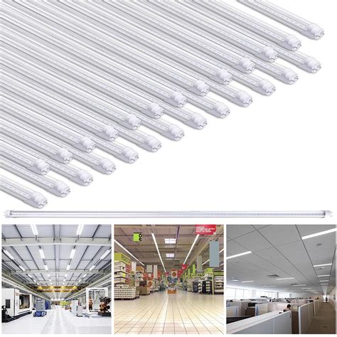 Yeshom 4 Ft T8 Led Light Tube Fluorescent Tube Replacement Dual Ended