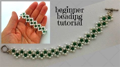 Easy Beaded Bracelet Pattern Diy Beaded Bracelet Beading Tutorial
