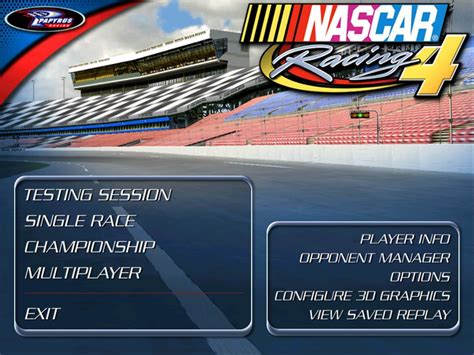 A good chance to try out the new engine and get the feel of the game. Download NASCAR Racing 4 (Windows) - My Abandonware
