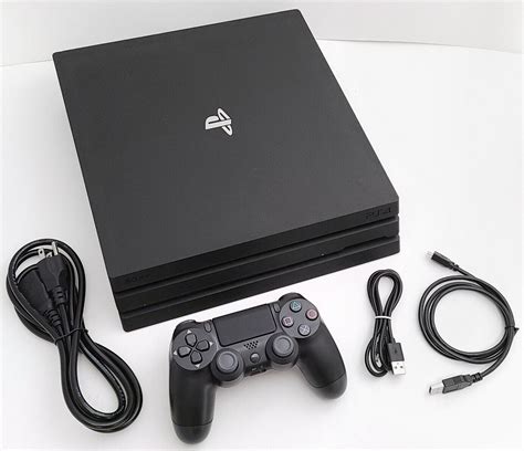 Sony Playstation 4 Pro 1tb Matte Black Video Game System 4k Console Ps4