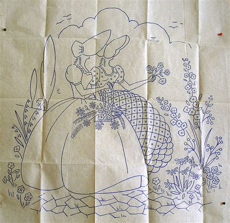 Transfer Pattern C Vintage Embroidery Embroidery Patterns