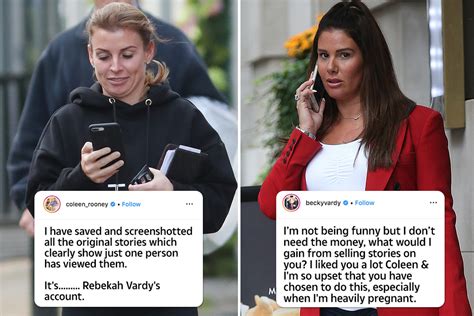 Coleen Rooney Accuses Rebekah Vardy Of ‘leaking Stories About Her Before Fellow Wag Hits Back