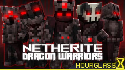 Netherite Dragon Warriors By Hourglass Studios Minecraft Skin Pack