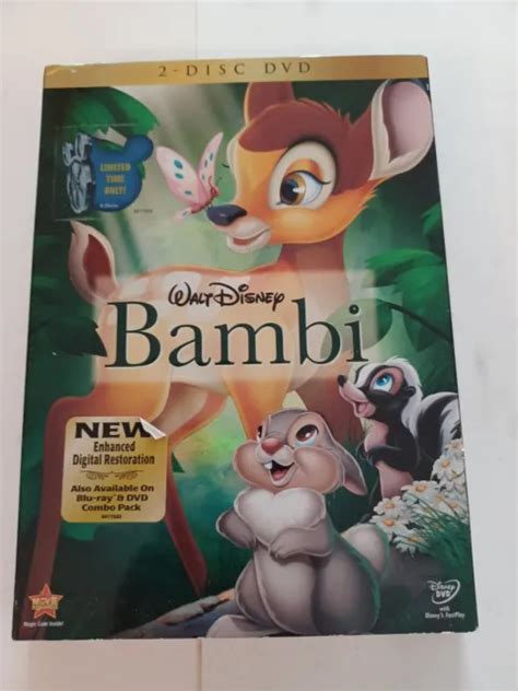 disney s bambi dvd 2011 2 disc set with slip cover brand new 9 50 picclick