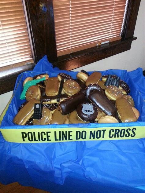 Whether there's a big retirement party or just a small gathering in the office, these thin blue line cake. 40 best Police week ideas images on Pinterest | National police, Police wife life and Police ...