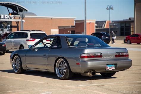Silver Nissan 240sx Coupe