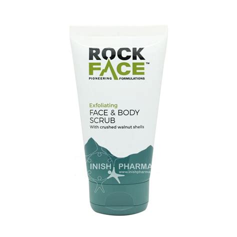 Rock Face Exfoliating Face And Body Scrub 150ml Inish Pharmacy Ireland