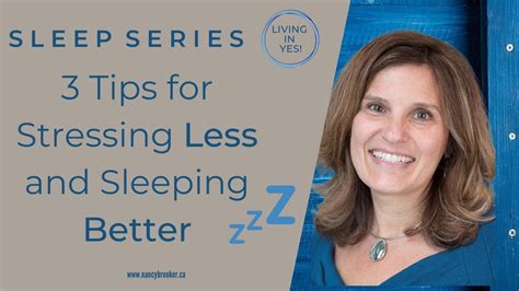 3 Tips That Help You Stress Less And Sleep Better Sleep Series 💤😴💤