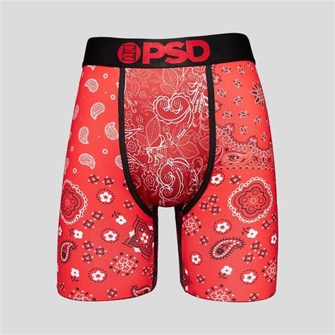 Download HYPE RED BANDANA Boxer Briefs - PSD Underwear