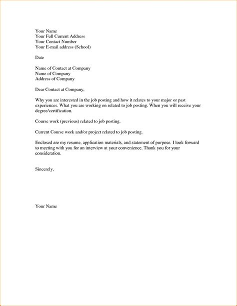 23 Simple Covering Letter Example Job Cover Letter Simple Cover