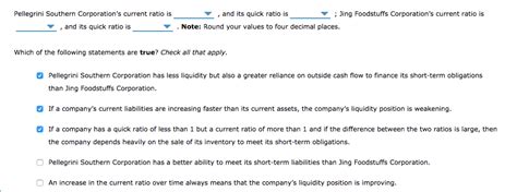 Solved: 2. Liquidity Ratios A Liquid Asset Can Be Converte ...