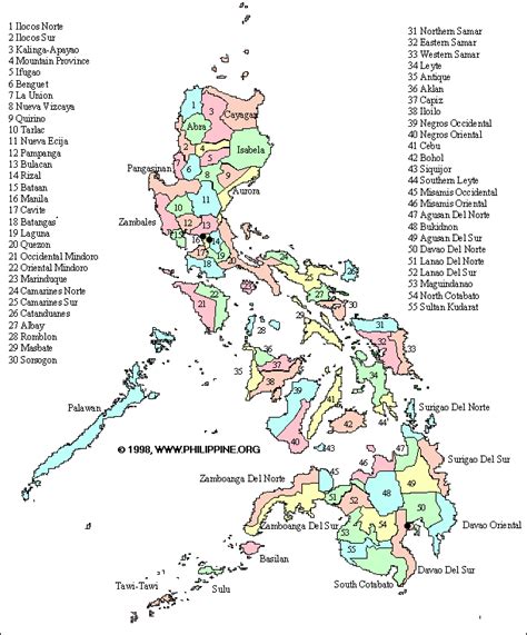 Philippines Districts Map Mapsofnet