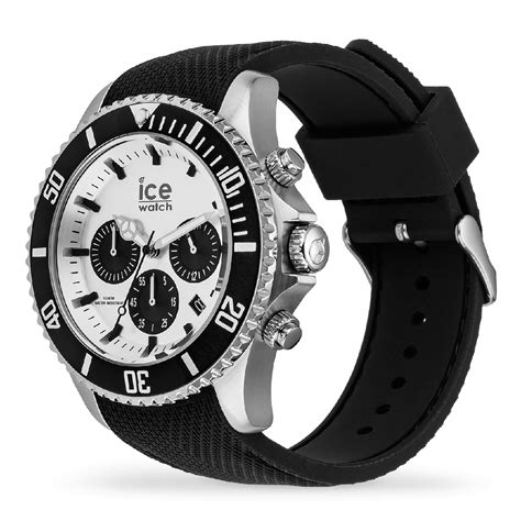 Men's watches, brand name watches, discount watches, watches on sale, mens watch brands and ladies watches. Ice Watch Ice Steel Black Silver/Chrono (016302) (размер L ...
