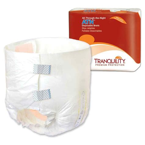 Tranquility Adult Diapers Atn With Tabs Carewell