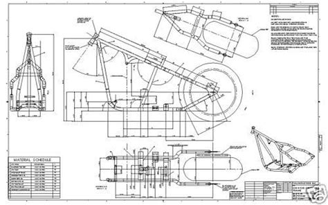 Find Custom Chopper Softail Harley Frame Plans Blueprint In Toronto