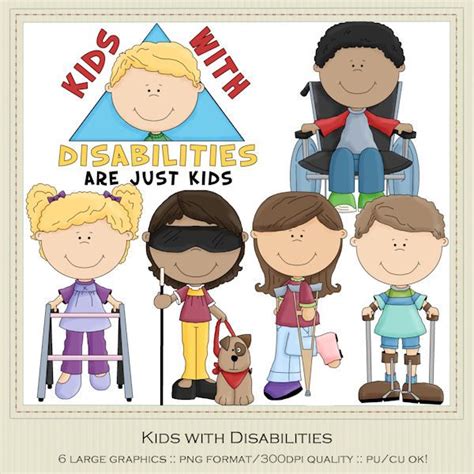 Disabilities Kids Handicap Capable Alice Smith Clip Art Math For