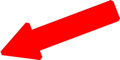 Download High Quality Red Arrow Transparent Diagonal Transparent Png