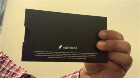Choose the account you'd like to transfer from. Unboxing the Robinhood debit card - YouTube