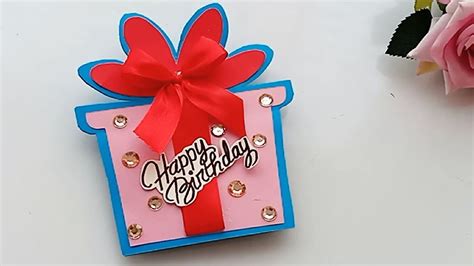 How To Make T Box Birthday Cardhandmade Easy Card Tutorial Youtube