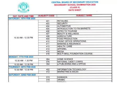 Check spelling or type a new query. Cbse.nic.in Time Table 2020 Class 12 - Cbse 10th Time Table 2021 Out Board 10 Class Date Sheet ...
