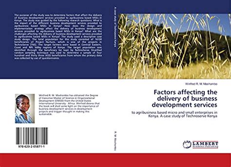 9786202058711 Factors Affecting The Delivery Of Business Development