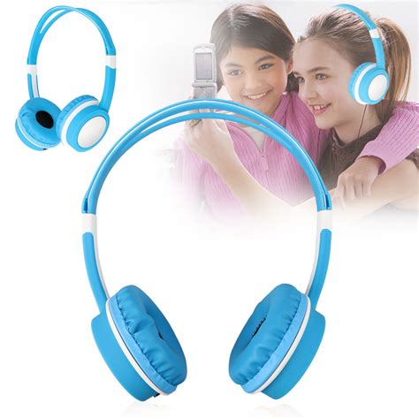 Eeekit Candy Color Children Headphones 35mm Wired Kids Headsets Over