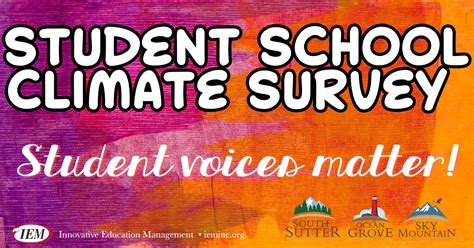 Depression is a common and serious medical illness that negatively affects how you feel, the way you think and how you act. Reminder for Student School Climate Survey for Grades 5, 8 ...
