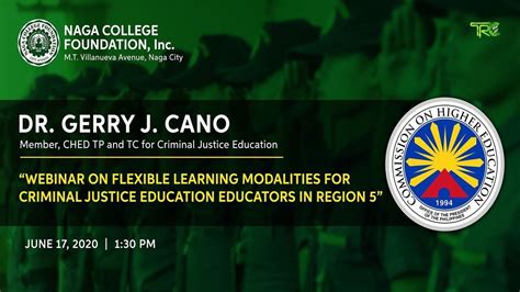 | diversity | trends | sustainable education | strategies. Webinar on Flexible Learning Modalities for CJE Educators ...