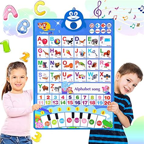 Electronic Interactive Alphabet Wall Chart Talking Abc Poster 123