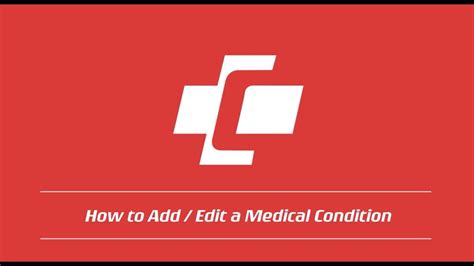CONTROL Your Health Record. Add/Edit Medical Conditions. - YouTube