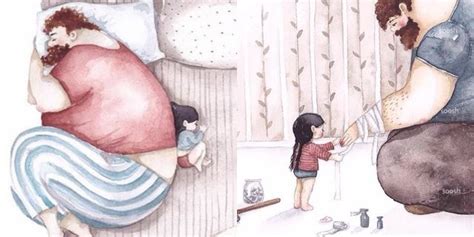 These 13 Illustrations Are Proof Why The Daddy Daughter Bond Is The Best