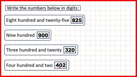 Write Three Digit Numbers In Digits Place Value Year 3 Youtube