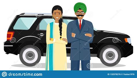 Business Concept Couple Of Indian Businessman And Businesswoman